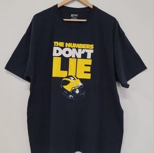 Michigan Wolverines College Football Numbers Don't Lie size XXL